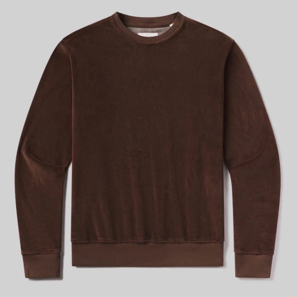 Citizens of Humanity NWT / Large / Vintage Velour Crewneck sweatshirt / Cammello